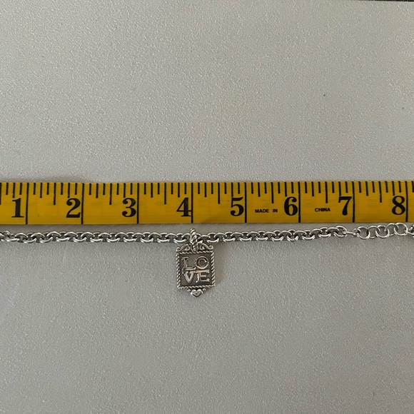 ❤️ BNWOT Brighton 2 piece SET “LOVE”  Reversible Necklace and Bracet❤️ - Picture 13 of 15